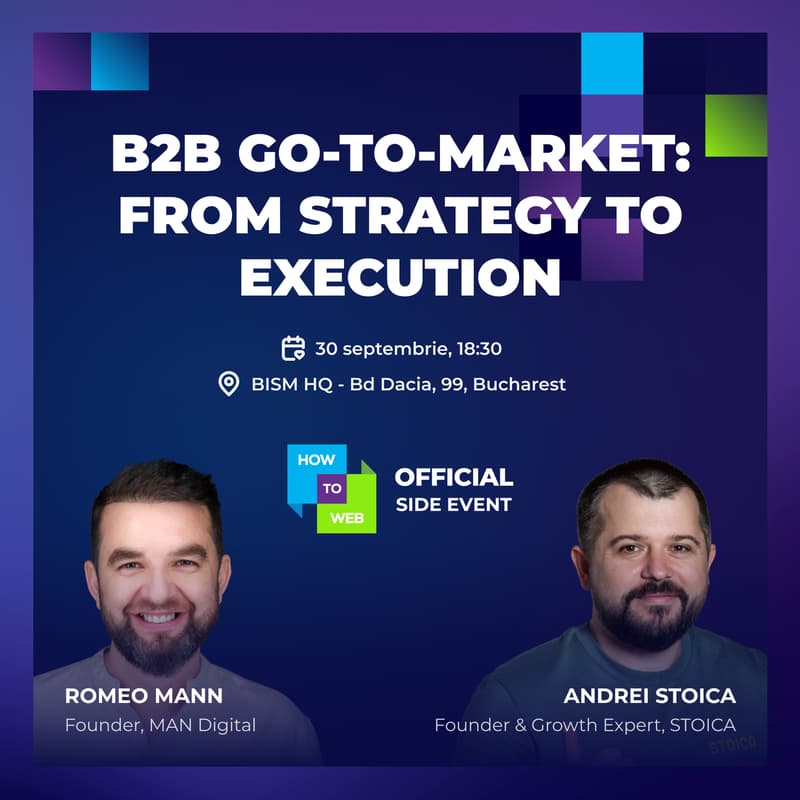 Cover Image for B2B go-to-market: From strategy to execution - Side event How to Web