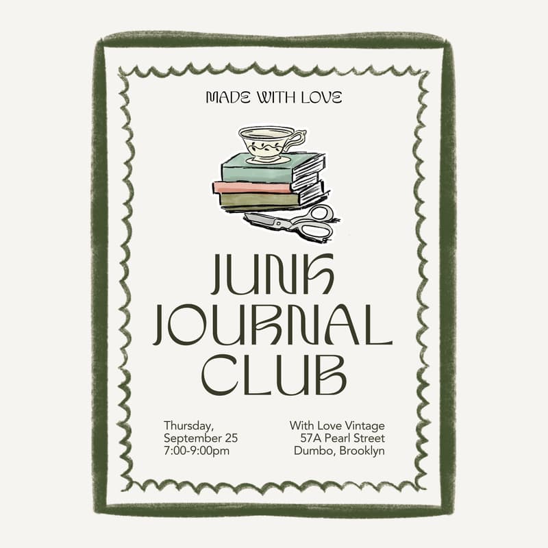Cover Image for Made With Love: Junk Journal Club