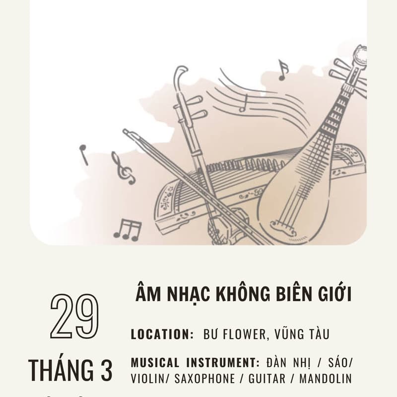 Cover Image for 🎶 MINI CONCERT: ÂM NHẠC KHÔNG BIÊN GIỚI 🎶