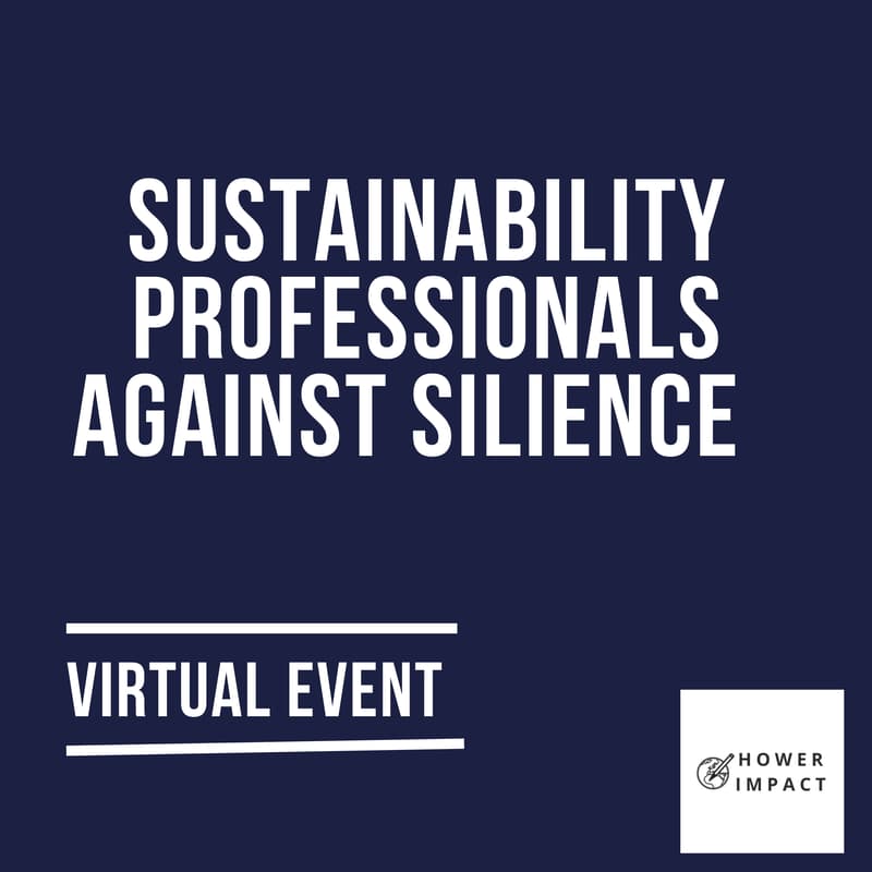 Cover Image for Sustainability Professionals Against Silence