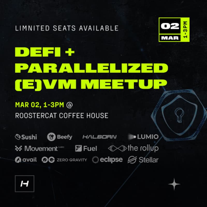 Cover Image for DeFi + Parallelized (E)VM Meetup @ETH Denver