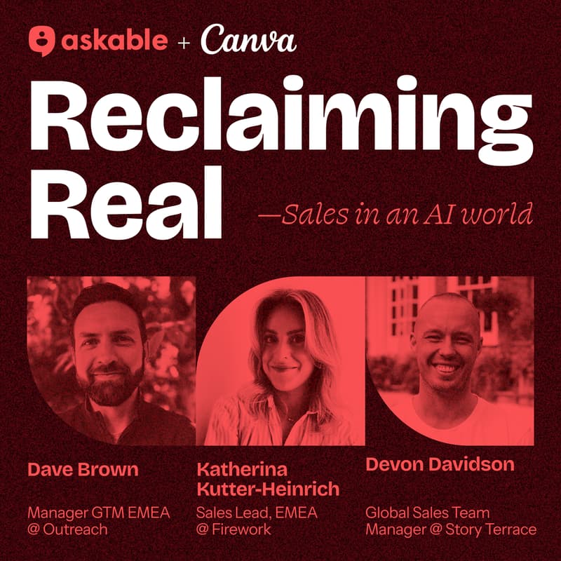 Cover Image for Reclaiming Real: Sales In an AI World