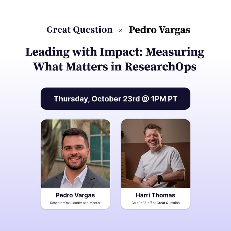 Cover Image for Leading with Impact: Measuring What Matters in ResearchOps