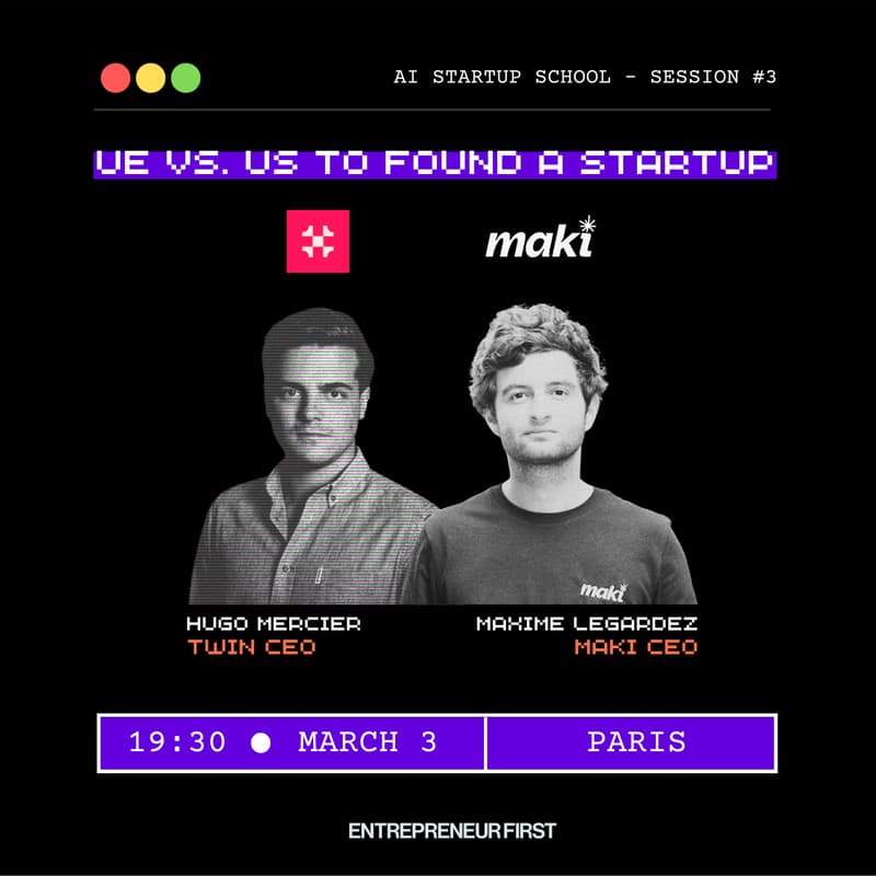 Cover Image for AI Startup School: Exclusive Conversation with Hugo Mercier (Twin CEO) and Maxime Legardez (Maki CEO)