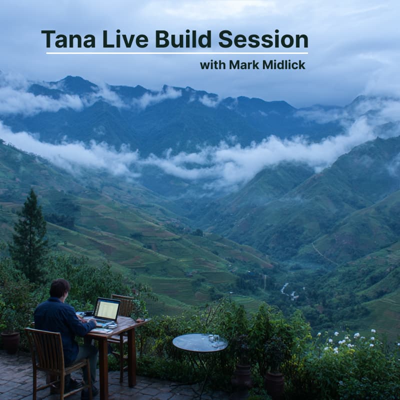 Cover Image for Tana Live Build Session - Study Workflows