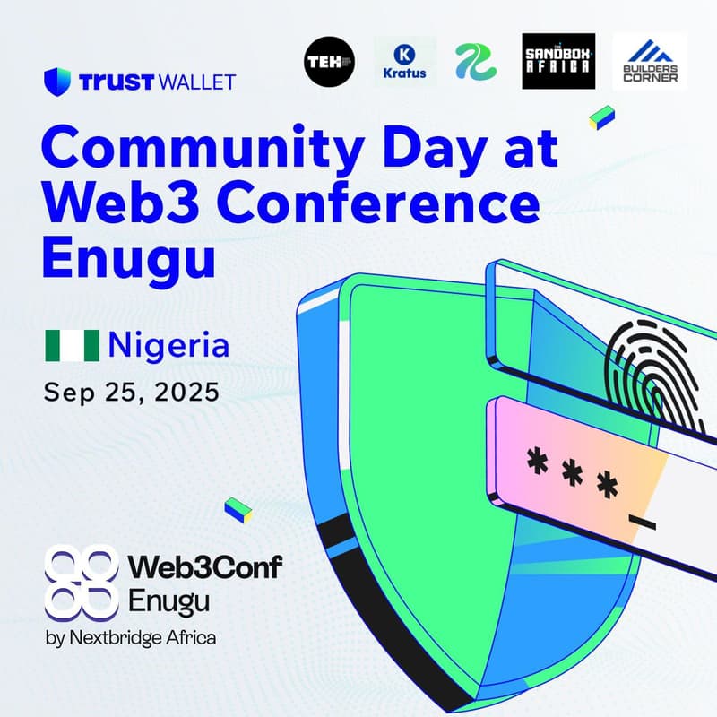 Cover Image for Trust Wallet Community Day at Web3Conf Enugu