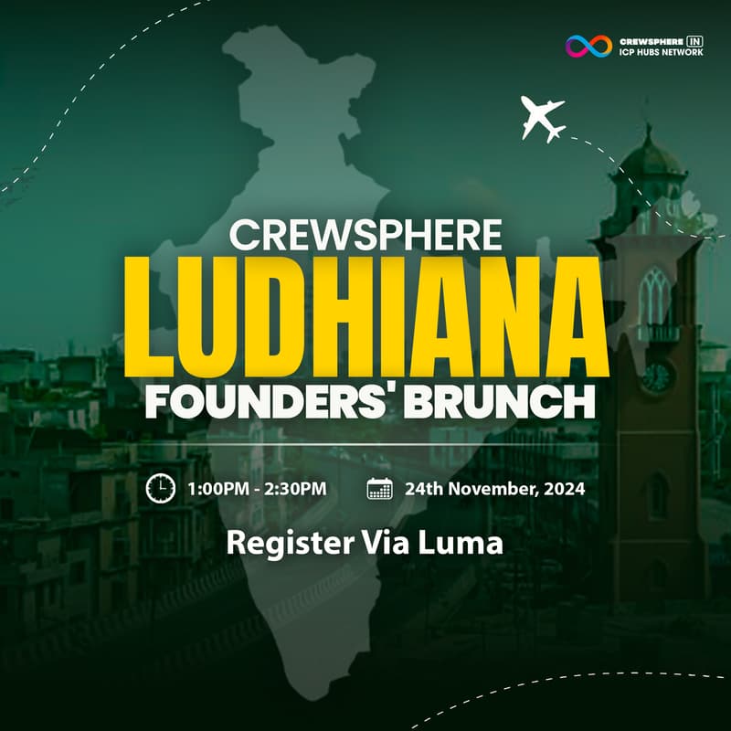 Cover Image for Crewsphere Ludhiana Founders' Brunch 2024