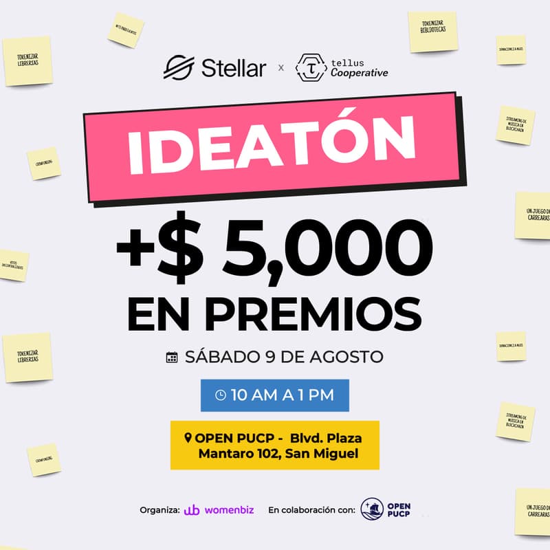 Cover Image for Stellar LATAM Ideathon – Encuentro Presencial en Lima