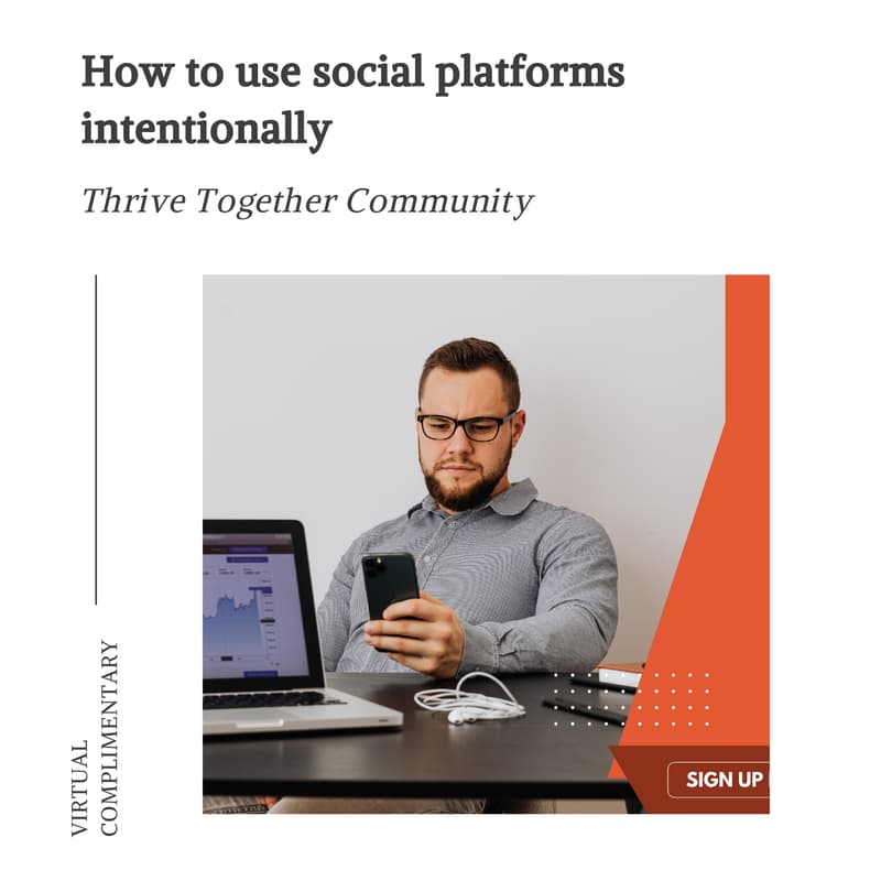 Cover Image for How to use social platforms intentionally