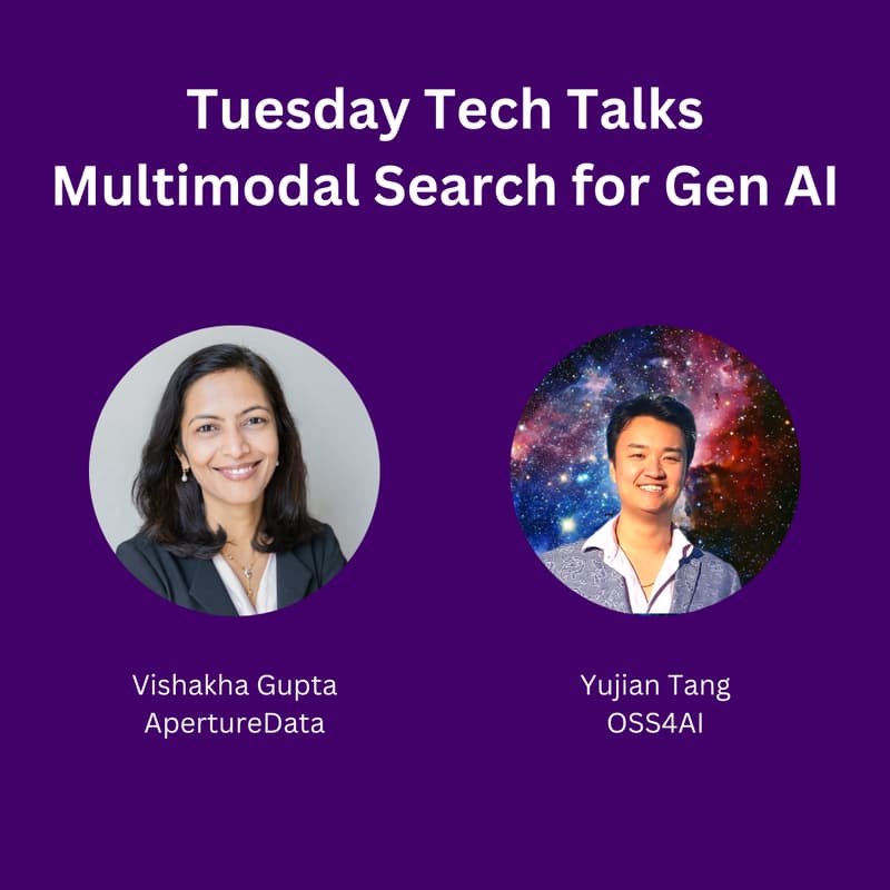 Cover Image for Tuesday Tech Talks: Multimodal Search for Generative AI