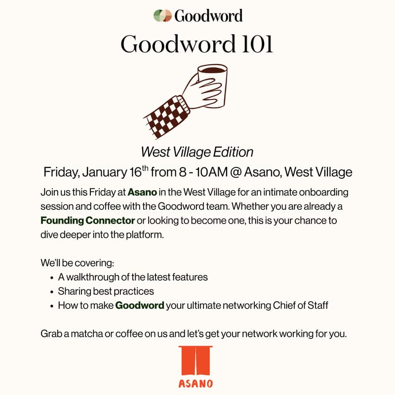 Cover Image for Goodword 101: West Village Edition