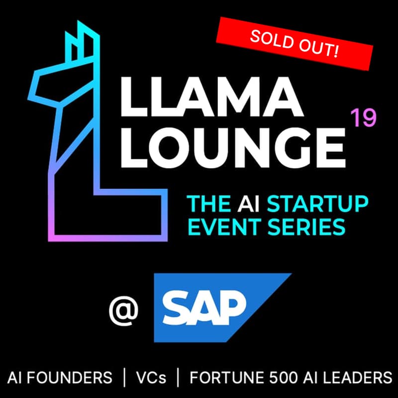 Cover Image for Llama Lounge 19: The AI Startup Event Series at SAP Palo Alto