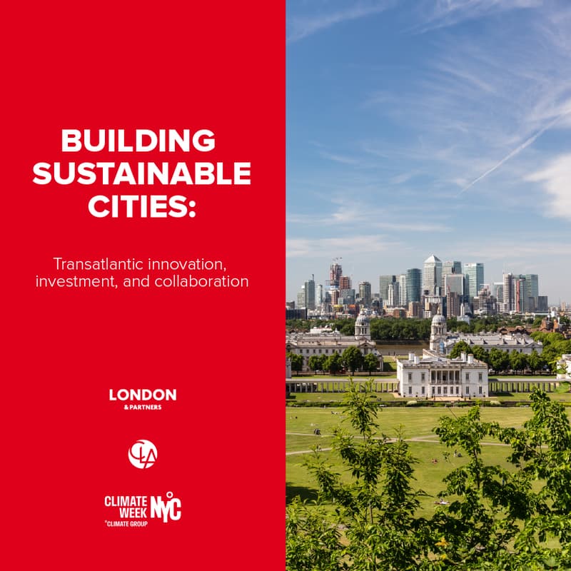 Cover Image for Building sustainable cities: transatlantic innovation, investment, and collaboration