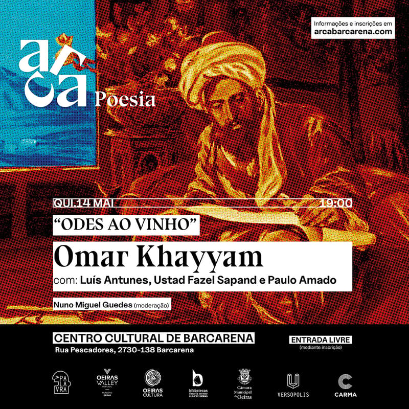 Cover Image for Rubaiyat: "Odes ao vinho" Omar Khayyam com Luís Antunes, Ustad Fazel Sapand, Paulo Amado e Nuno Miguel Guedes