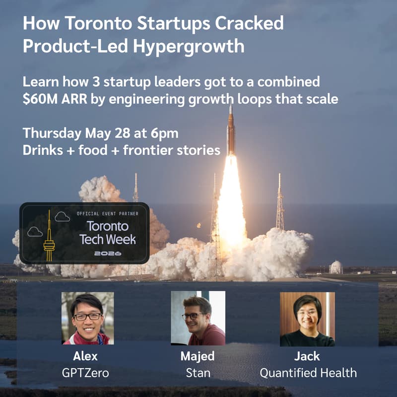 Cover Image for How Toronto startups cracked organic growth to get to $70M ARR (w/GPTZero, Stan, and Quantified Health)