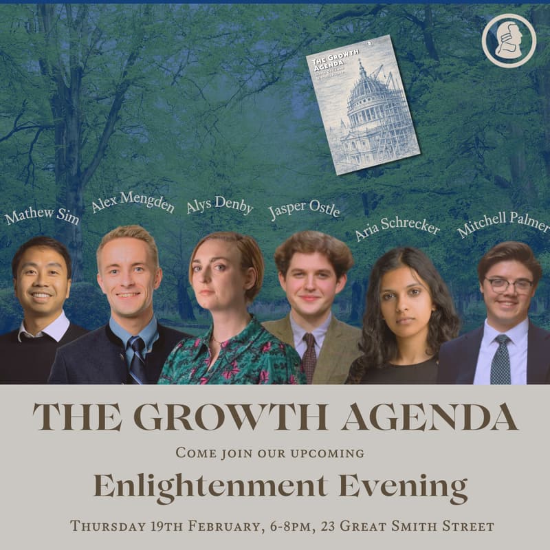 Cover Image for Enlightenment Evening: The Growth Agenda