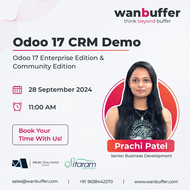Cover Image for Odoo 17 CRM Demo - Enterprise & Community Editions.