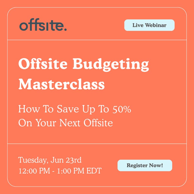 Cover Image for [Webinar] Offsite Budgeting Masterclass