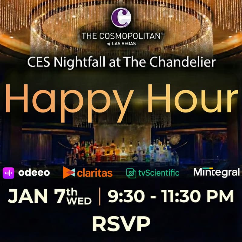 Cover Image for CES Nightfall at The Chandelier By Odeeo, Claritas, tvScientific & Mintegral