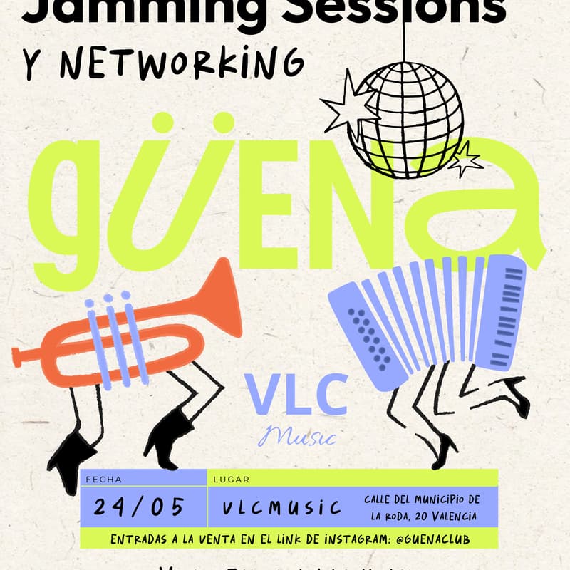Foto de portada de Güena club - Networking & Jamming session