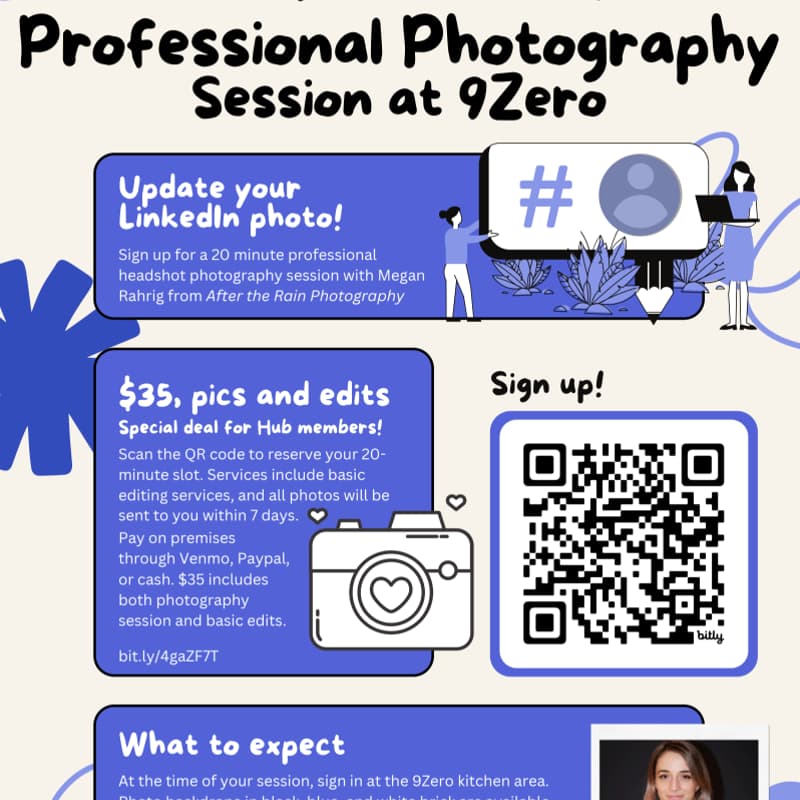 Cover Image for Professional headshot session at 9Zero