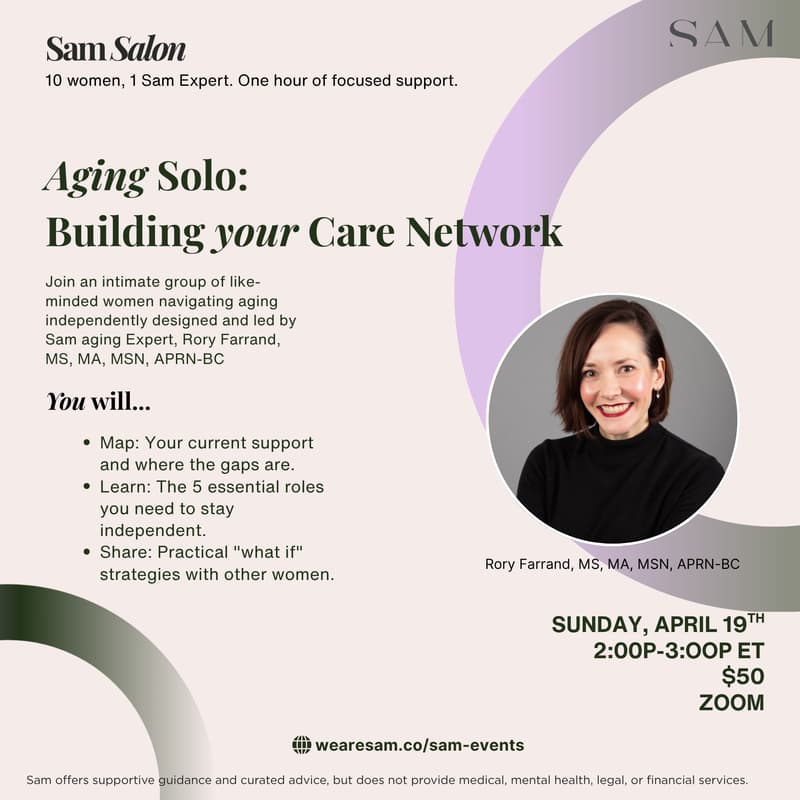Cover Image for Aging Solo: Building your Care Network