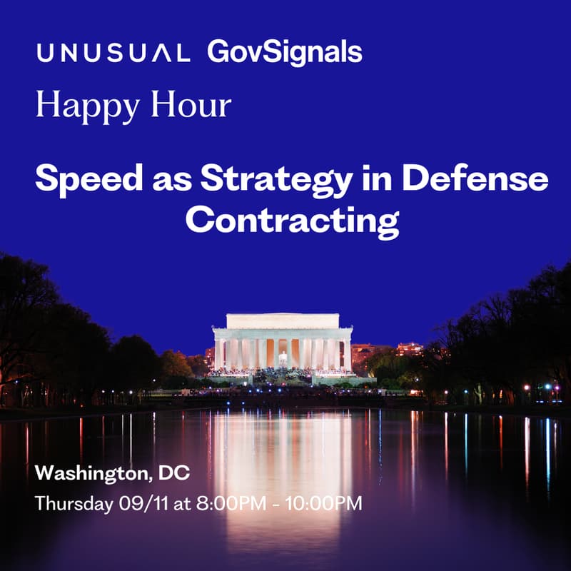 Cover Image for Unusual Ventures & GovSignals Dessert Happy Hour