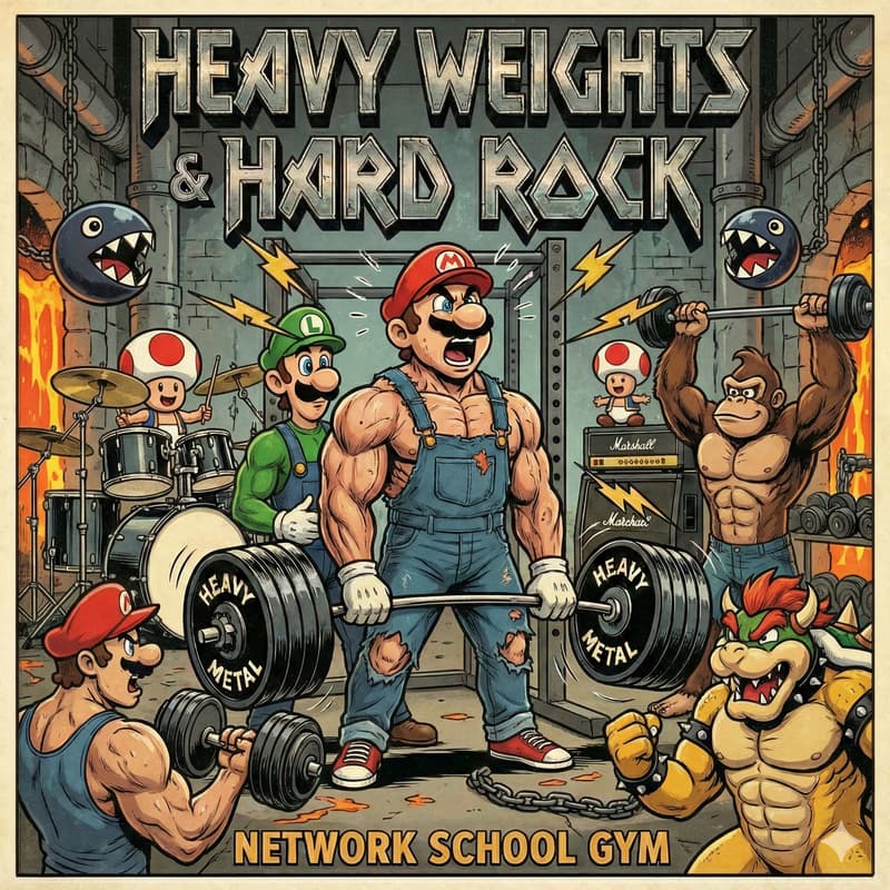 Cover Image for Heavy Weights & Hard Rock - PULL DAY 💪🎸