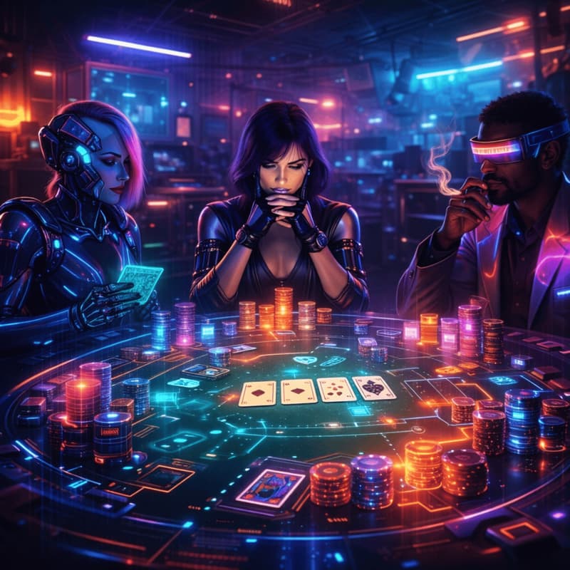 Cover Image for CyberPunk Poker Night @ PROTO7YPE (Frontier Tower) - Open Registration