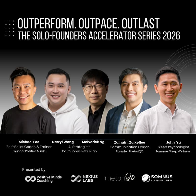 Cover Image for Outperform. Outpace. Outlast. The Solo-Founders Accelerator Series 2026