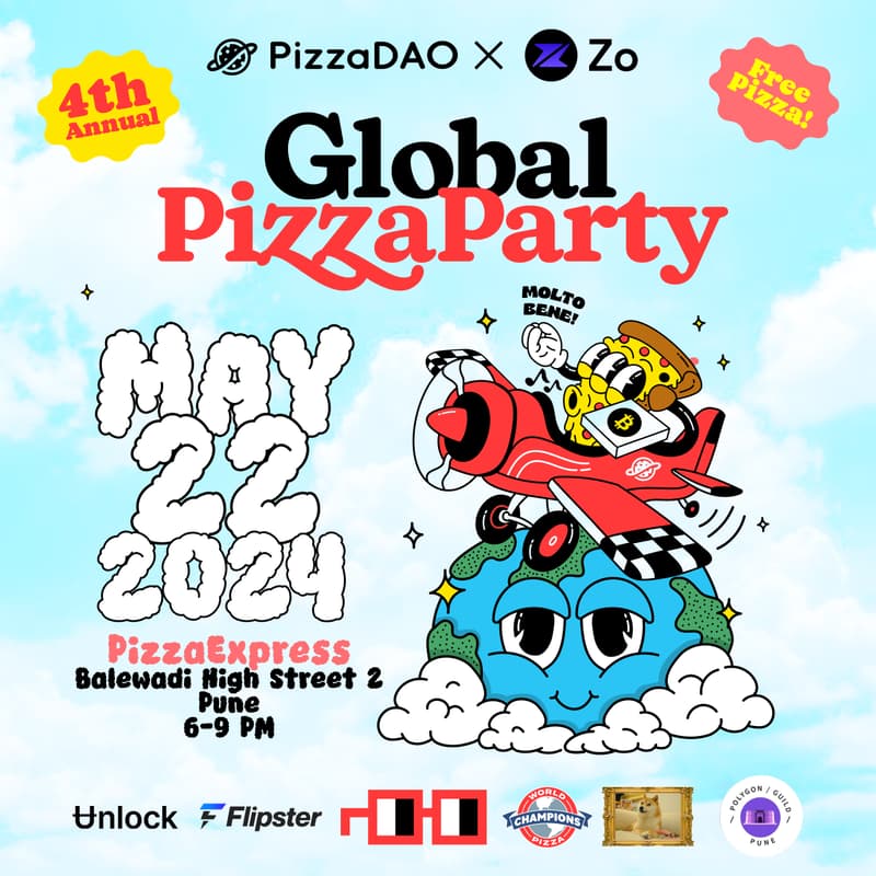 Cover Image for Global Pizza Party by PizzaDAO - Pune