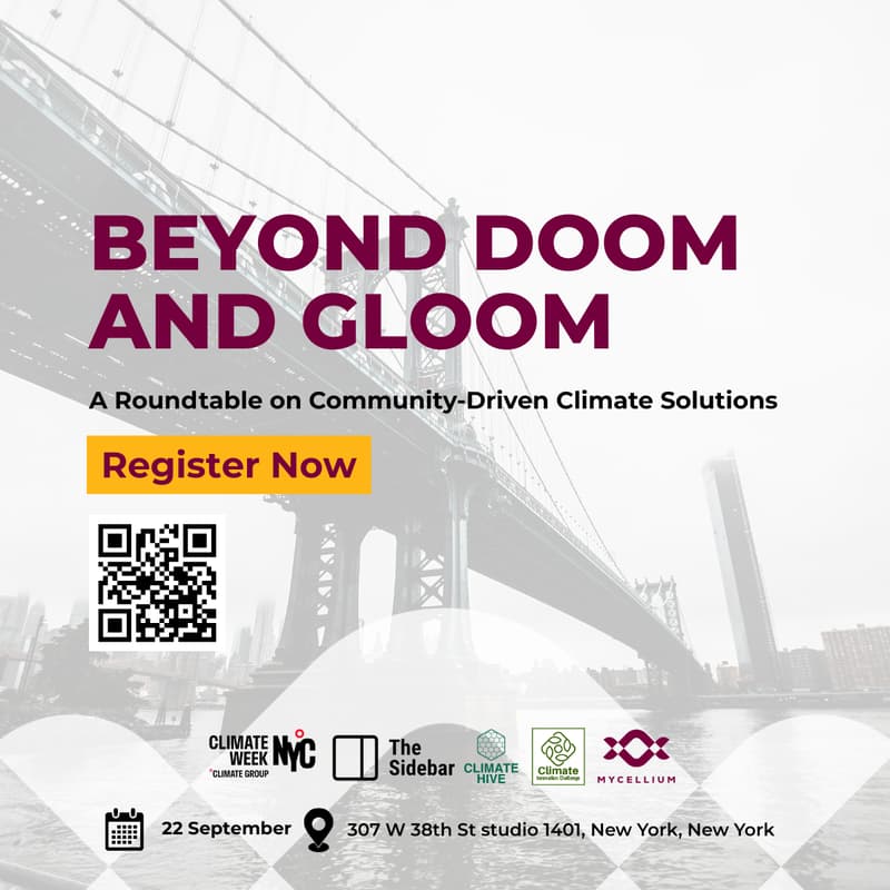 Cover Image for Beyond Doom and Gloom: A Roundtable on Community-Driven Climate Solutions