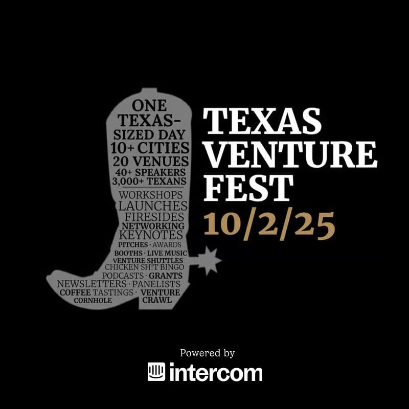 Cover Image for Texas Venture Fest (Austin), With Intercom