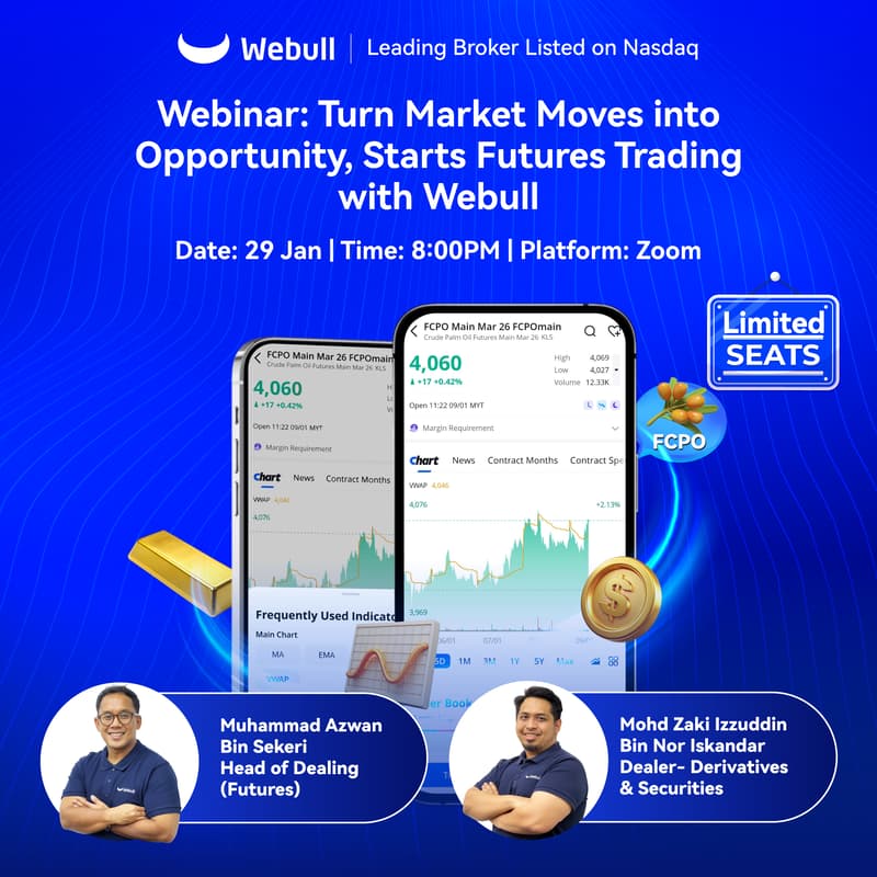 Cover Image for Webinar: Turn Market Moves into Opportunity, Starts Futures Trading with Webull