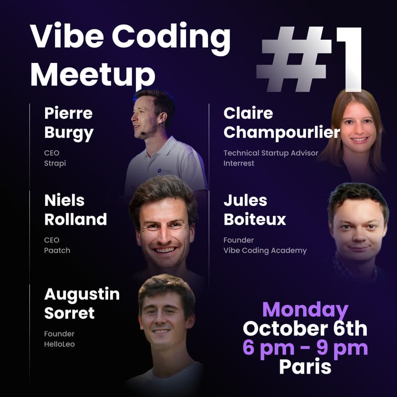 Cover Image for Vibe Coding Paris Meetup #1