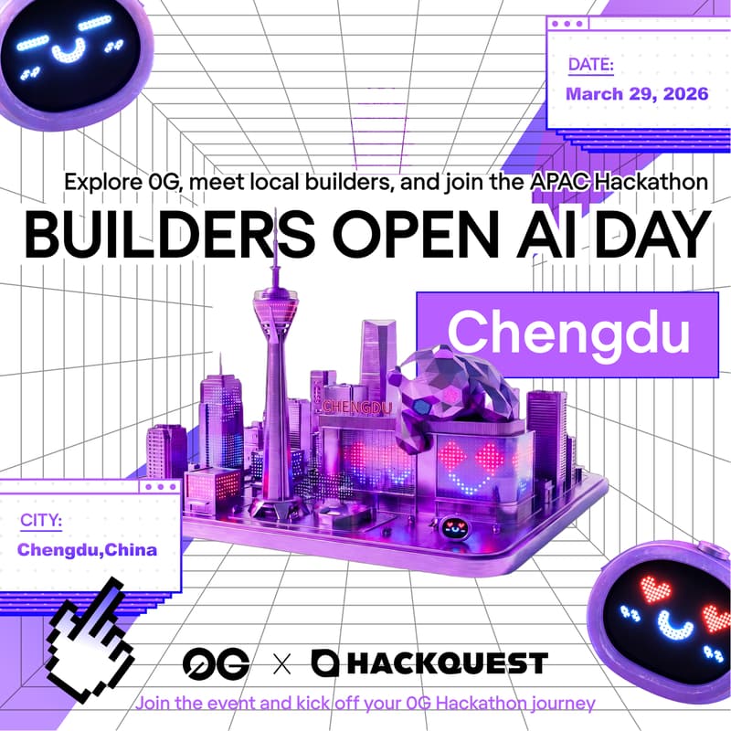 Cover Image for 0G Builders Open AI Day @成都