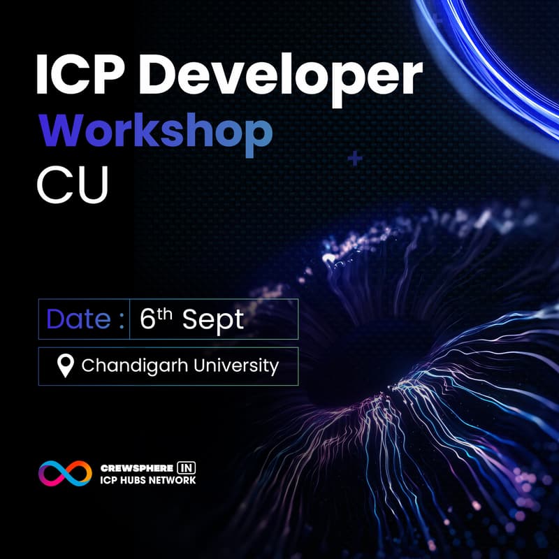 Cover Image for ICP Developer Workshop CU