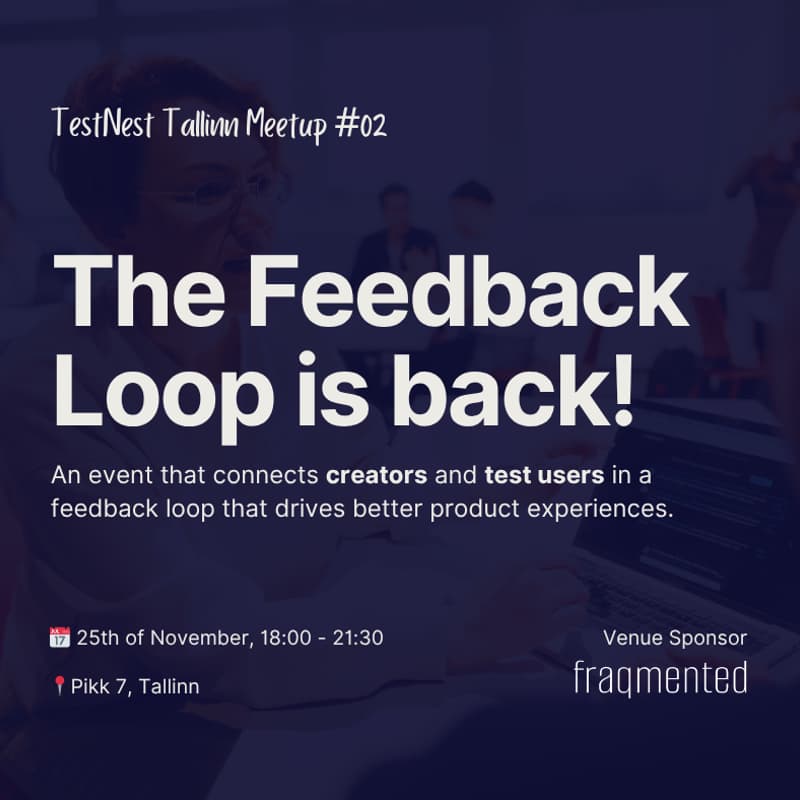 Cover Image for TestNest Tallinn #02: We're Back