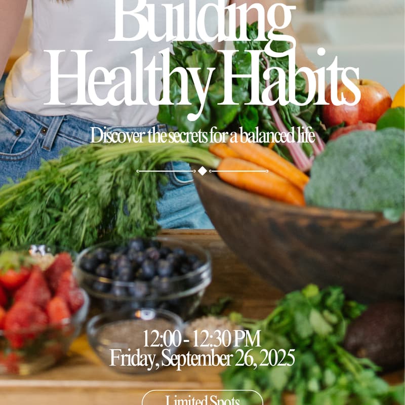 Cover Image for Building Healthy Habits: Discovering the Secrets for a Balanced Life