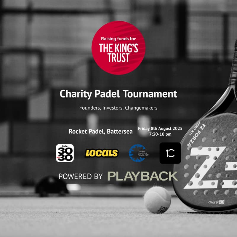 Cover Image for Charity Padel Tournament: Founders, Investors, Changemakers (Forbes 30 Under 30, WEF Global Shapers, Horizon, Locals etc.)