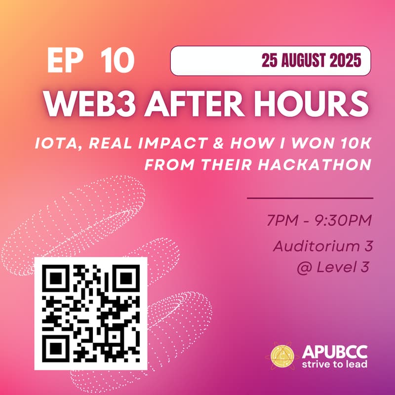 Cover Image for Web3 After Hours #10: IOTA, Real Impact & How I won 10K from their Hackathon