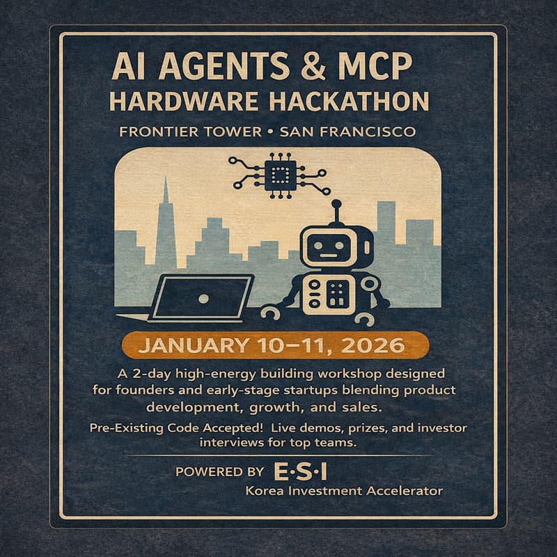 Cover Image for AI Agents & MCP Hardware Hackathon Sponsored by Google Cloud & OpenAI