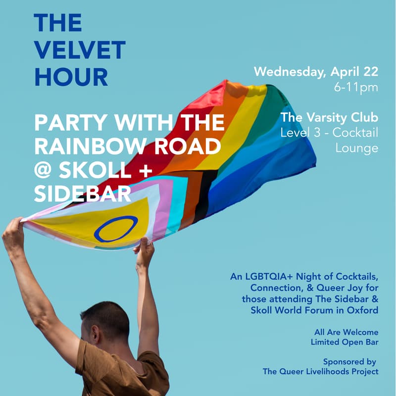 Cover Image for The Velvet Hour - Party with The Rainbow Road @ Skoll + Sidebar