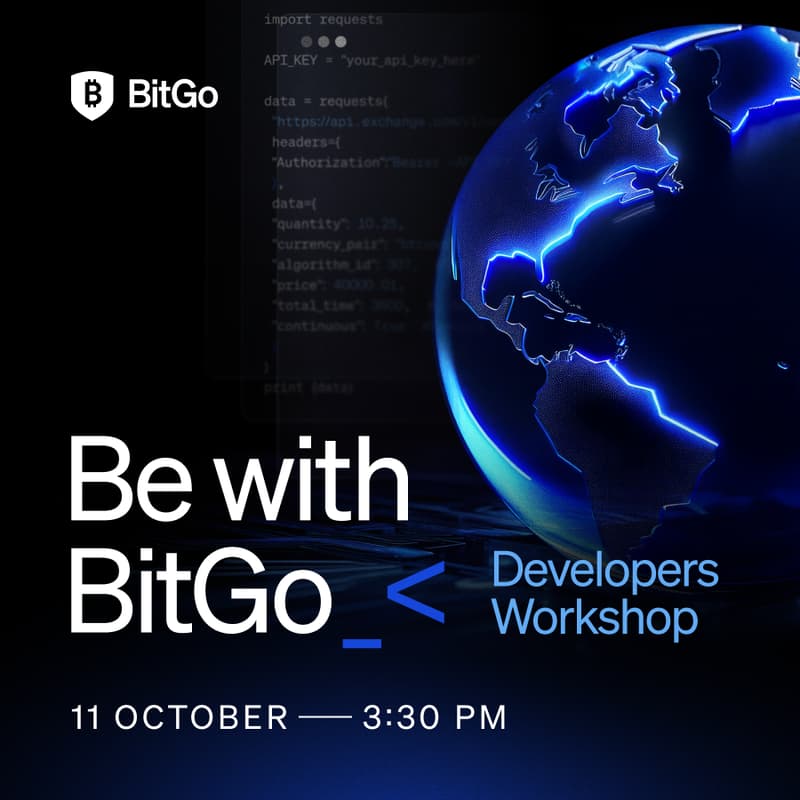 Cover Image for Be with BitGo: Developers Workshop