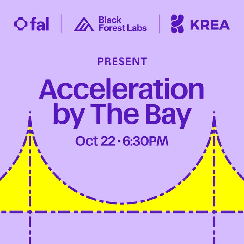 Cover Image for fal x BFL x Krea Present: Acceleration by the Bay