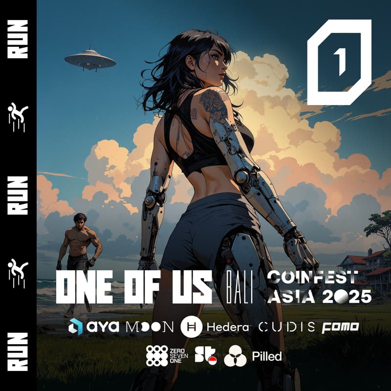 Cover Image for ONE OF US Ricefields Run & Coffee // Aya, Cudis, Pilled, Hedera, Moonring, 071Labs, Superteam Indonesia, & FOMO Magazine