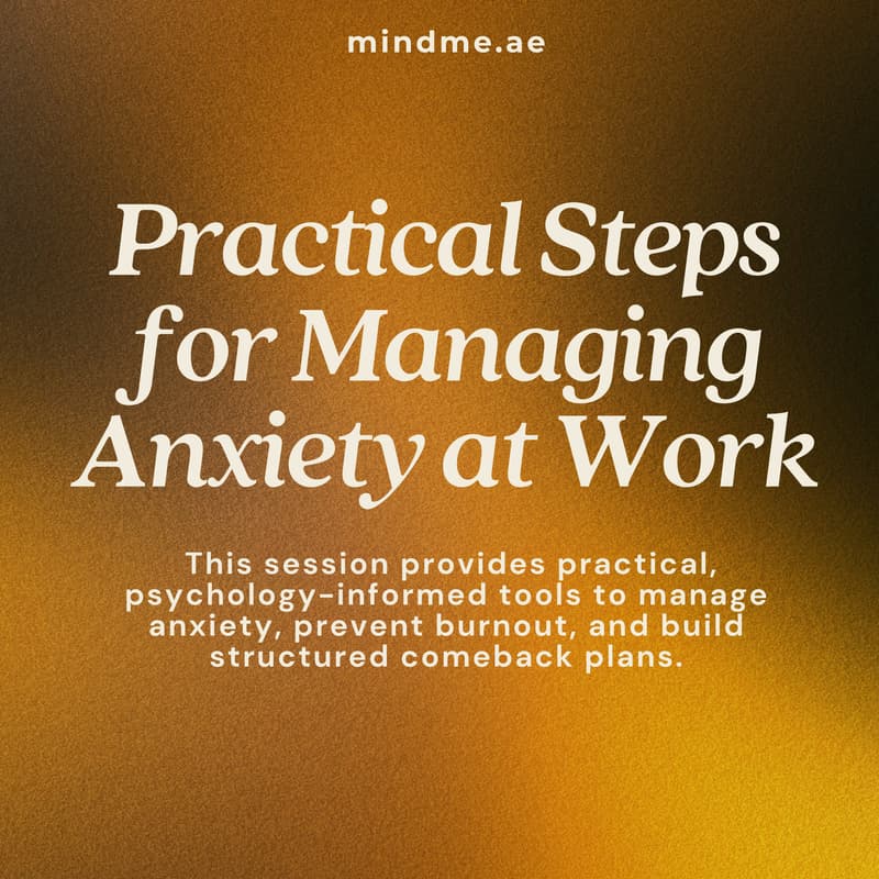 Cover Image for Practical Steps for Managing Anxiety at Work