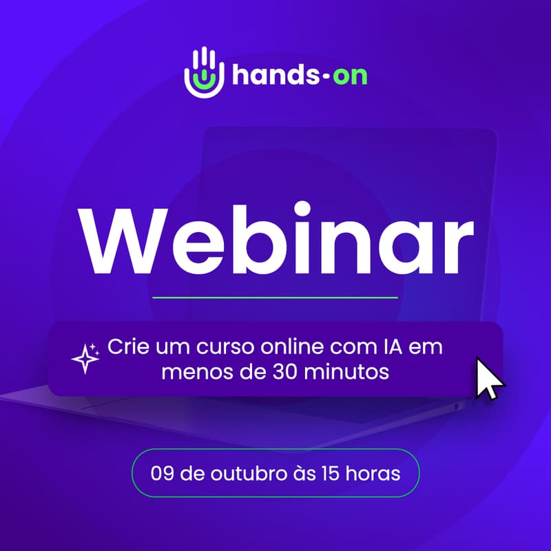 Cover Image for Webinar | Crie um curso online com IA em menos de 30 minutos