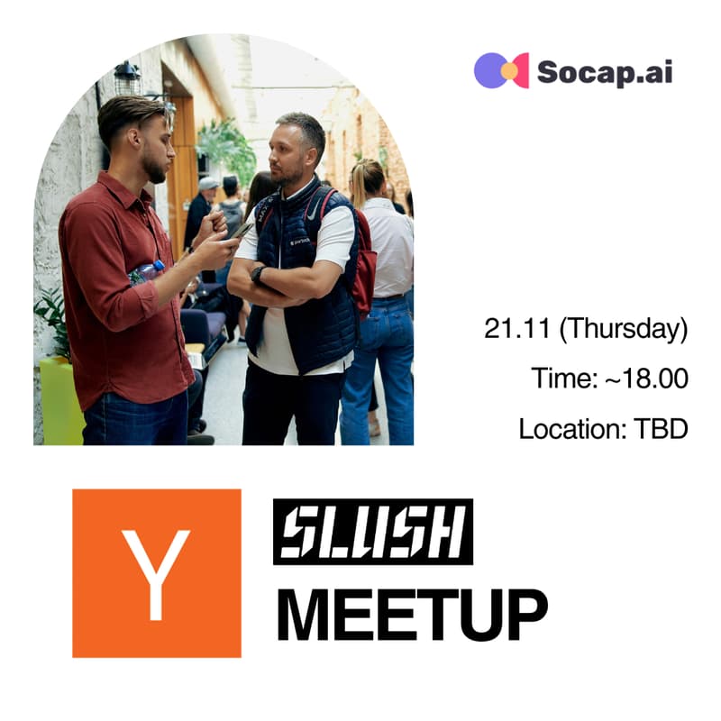 Cover Image for YC community meetup (Slush edition)