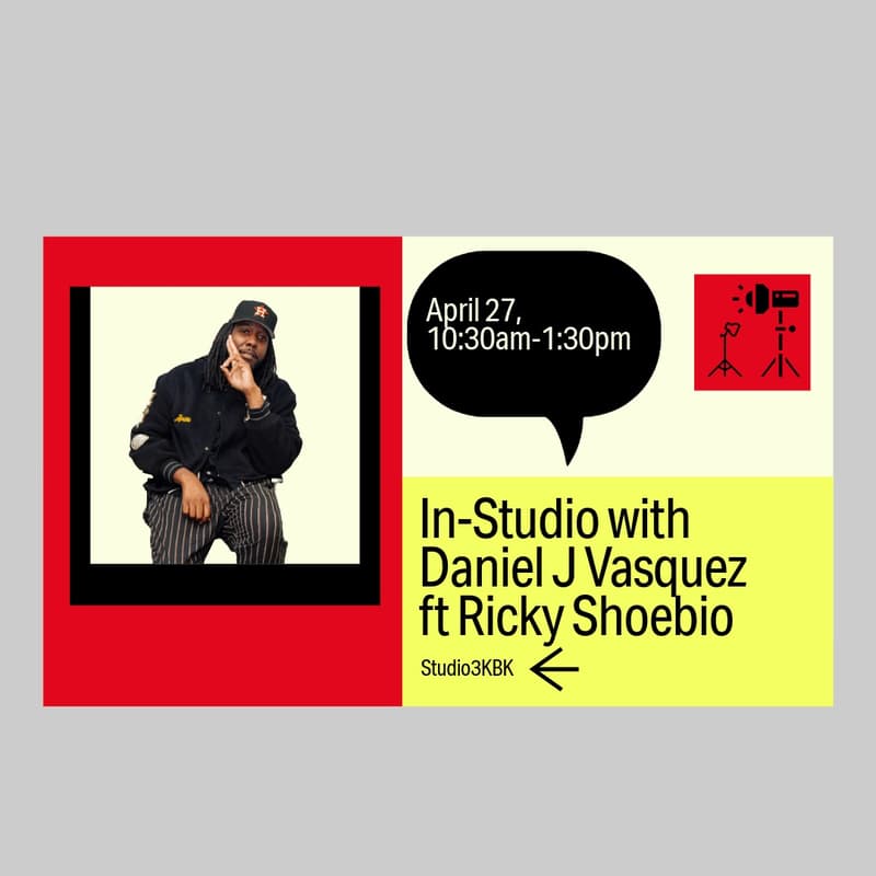 Cover Image for IN STUDIO with Daniel J Vasquez — featuring Ricky Shoebio